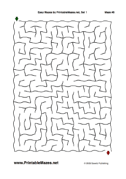 easy printable mazes